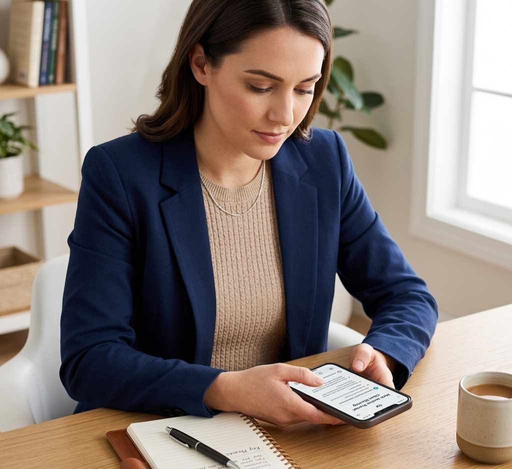 A smartphone screen displaying instant English grammar corrections inside a Telegram chat window.